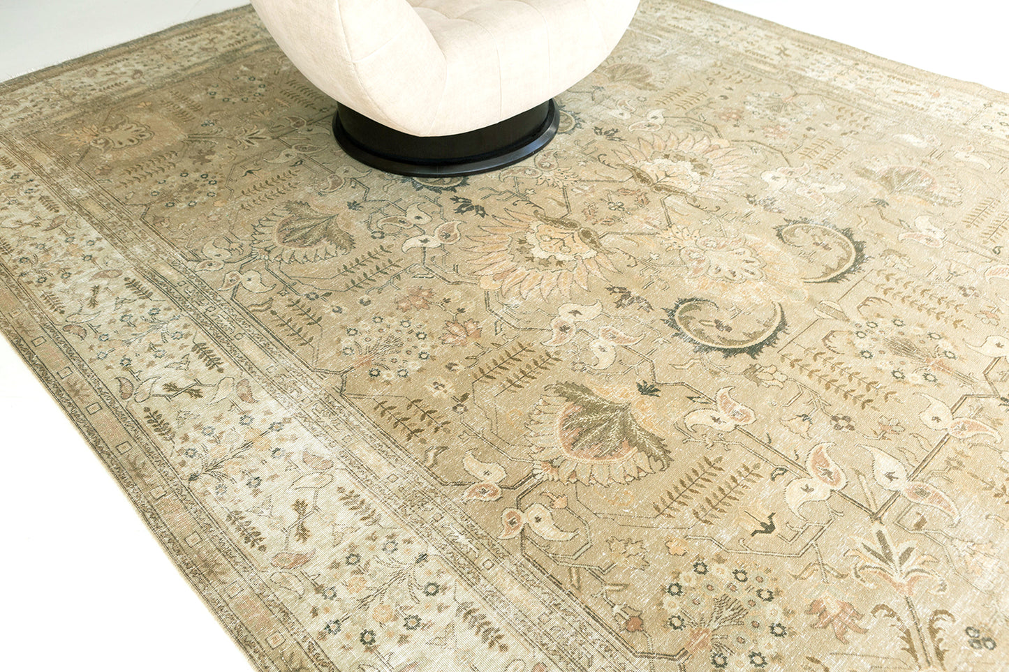 Vintage Persian Tabriz Rug 55035