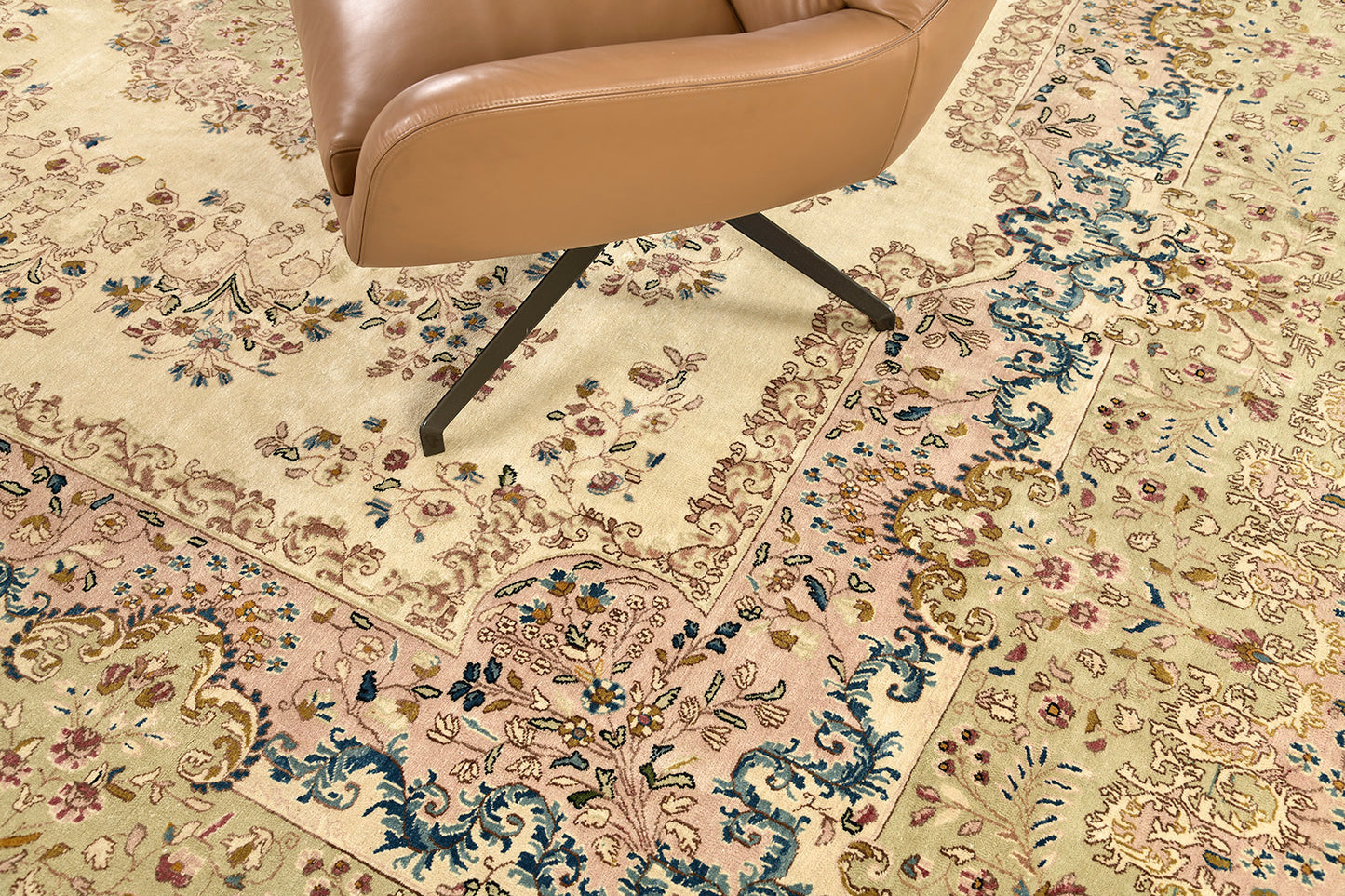 Vintage Persian Kerman Rug 55039