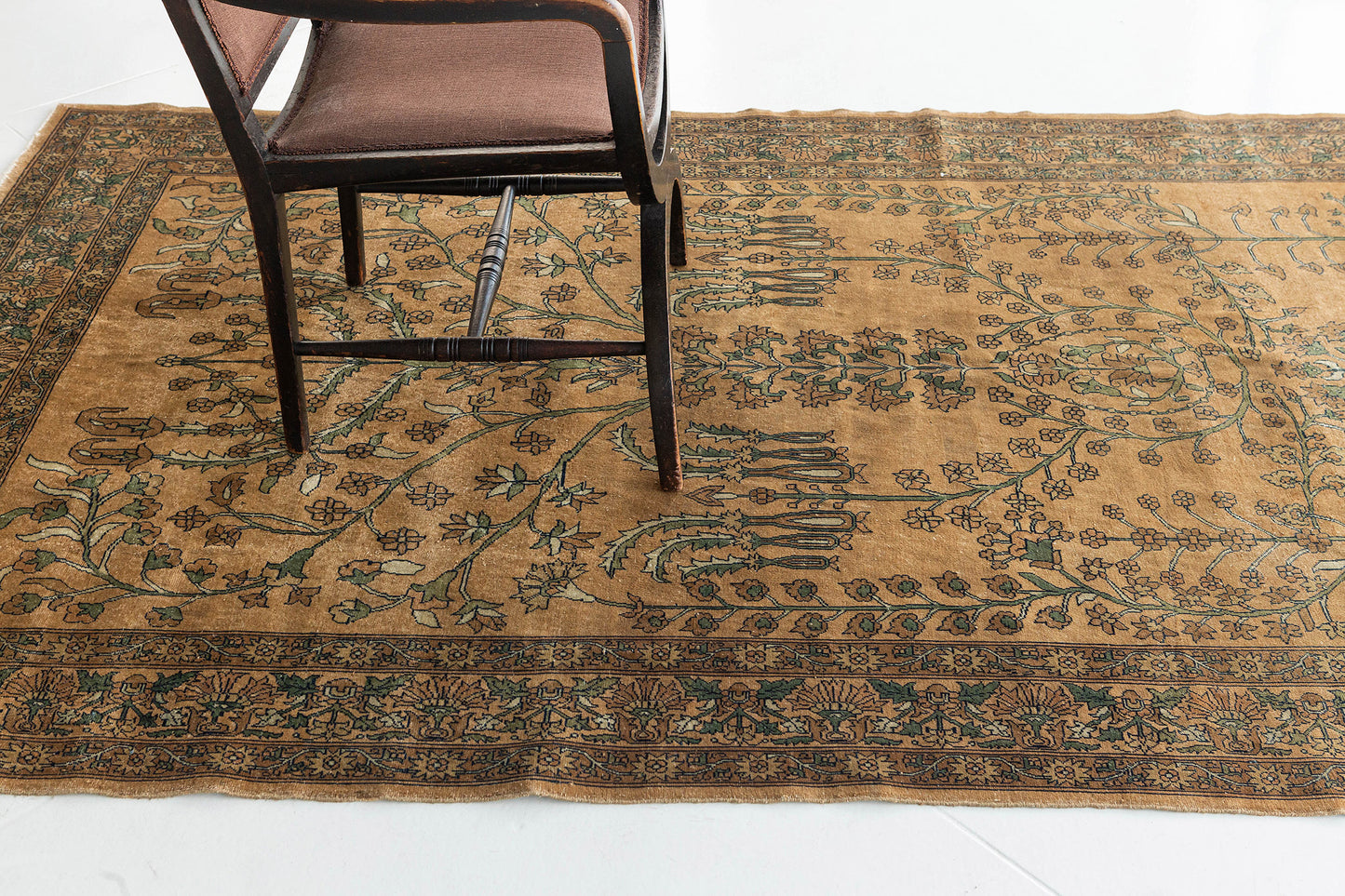 Antique Indo Agra Rug