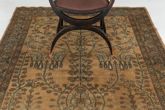 Antique Indo Agra Rug