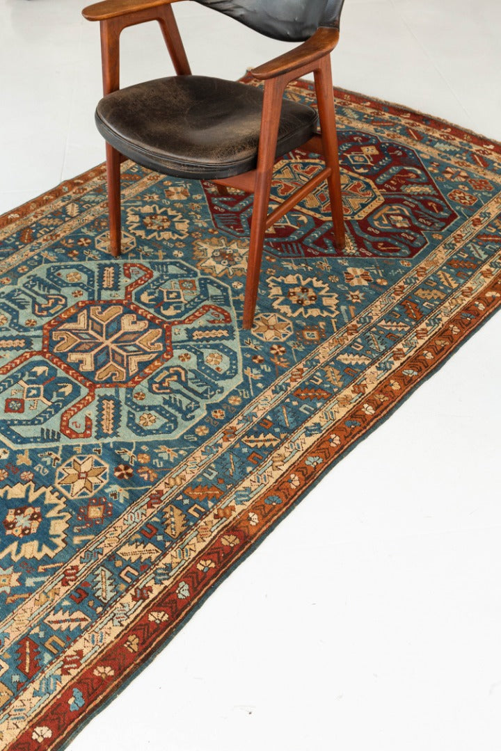 Antique Russian Kuba Runner