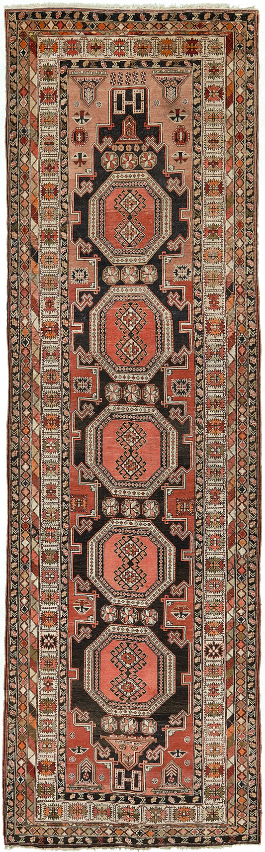 Antique Russian Shirvan Runner
