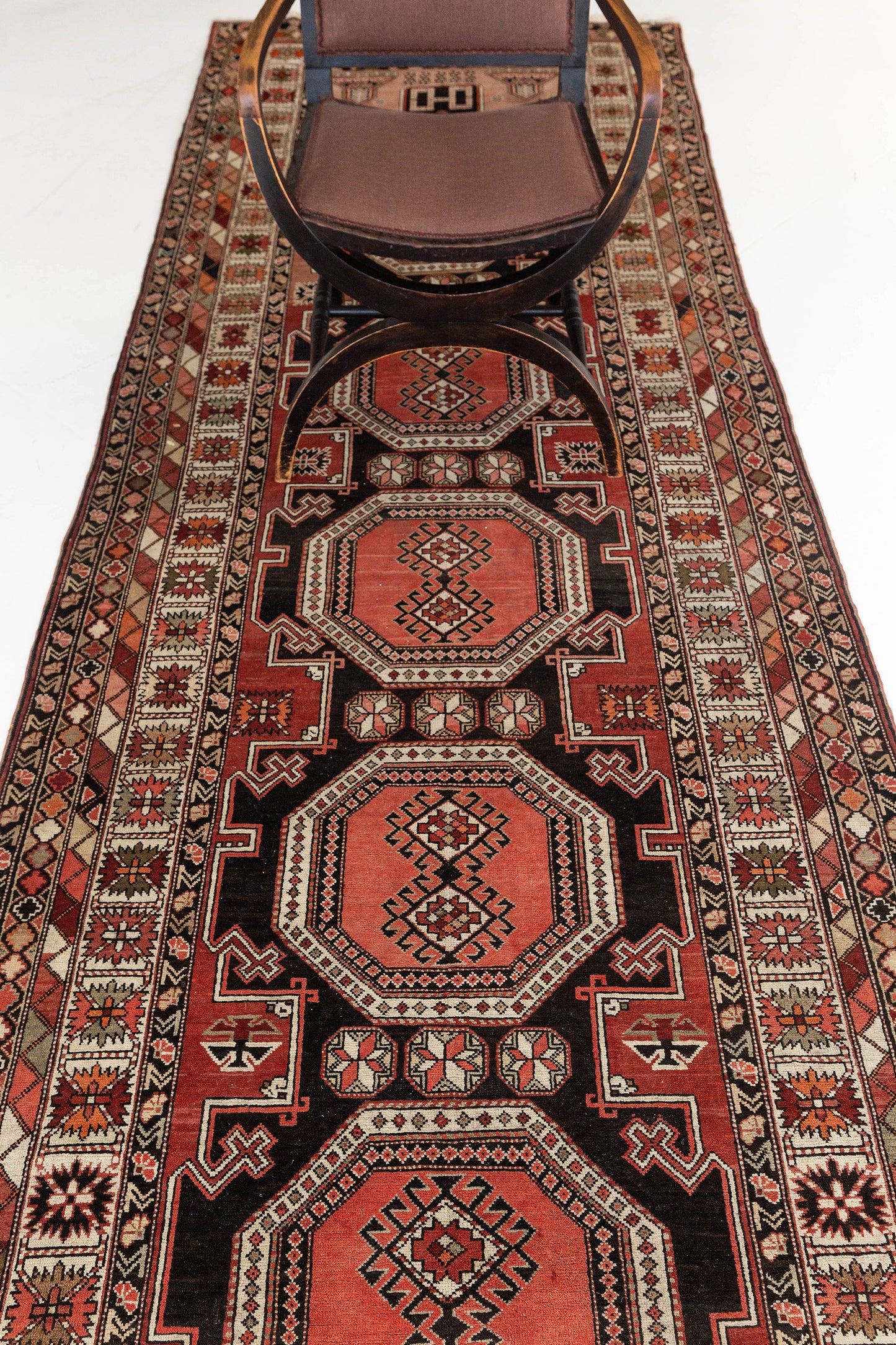 Antique Russian Shirvan Runner