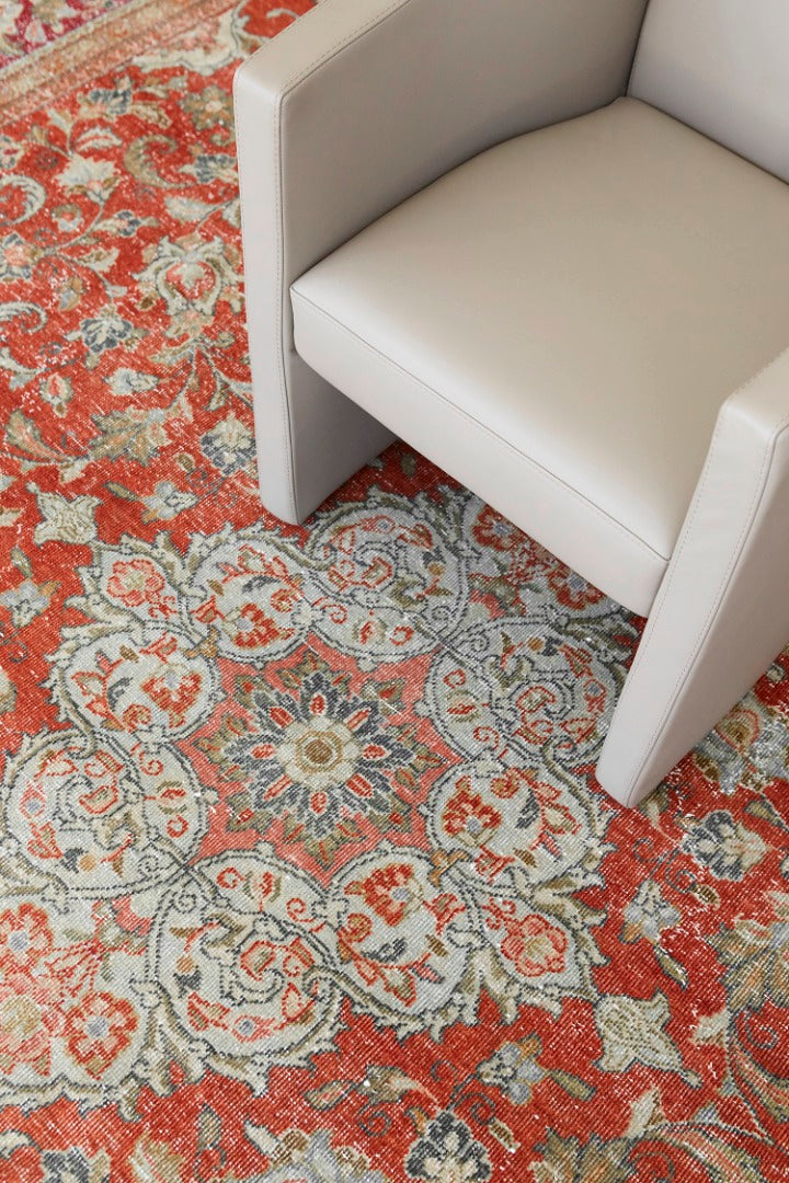 Vintage Persian Mahal Rug 55243