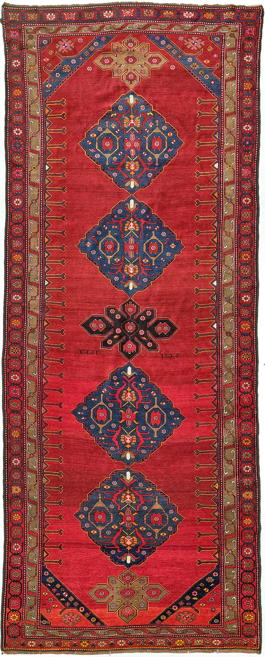 Persian Rug 3587 Vintage Persian Karabagh runner 55247