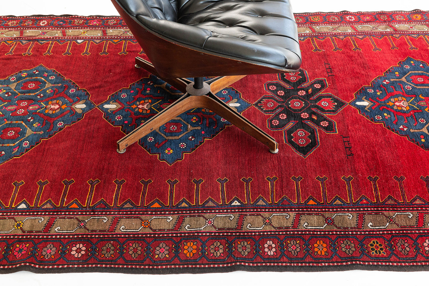 Persian Rug 3591 Vintage Persian Karabagh runner 55247