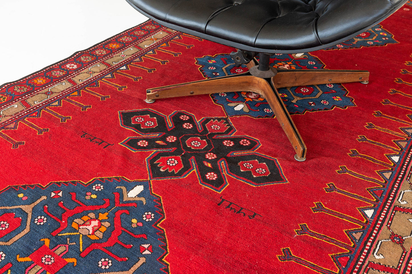 Persian Rug 3588 Vintage Persian Karabagh runner 55247