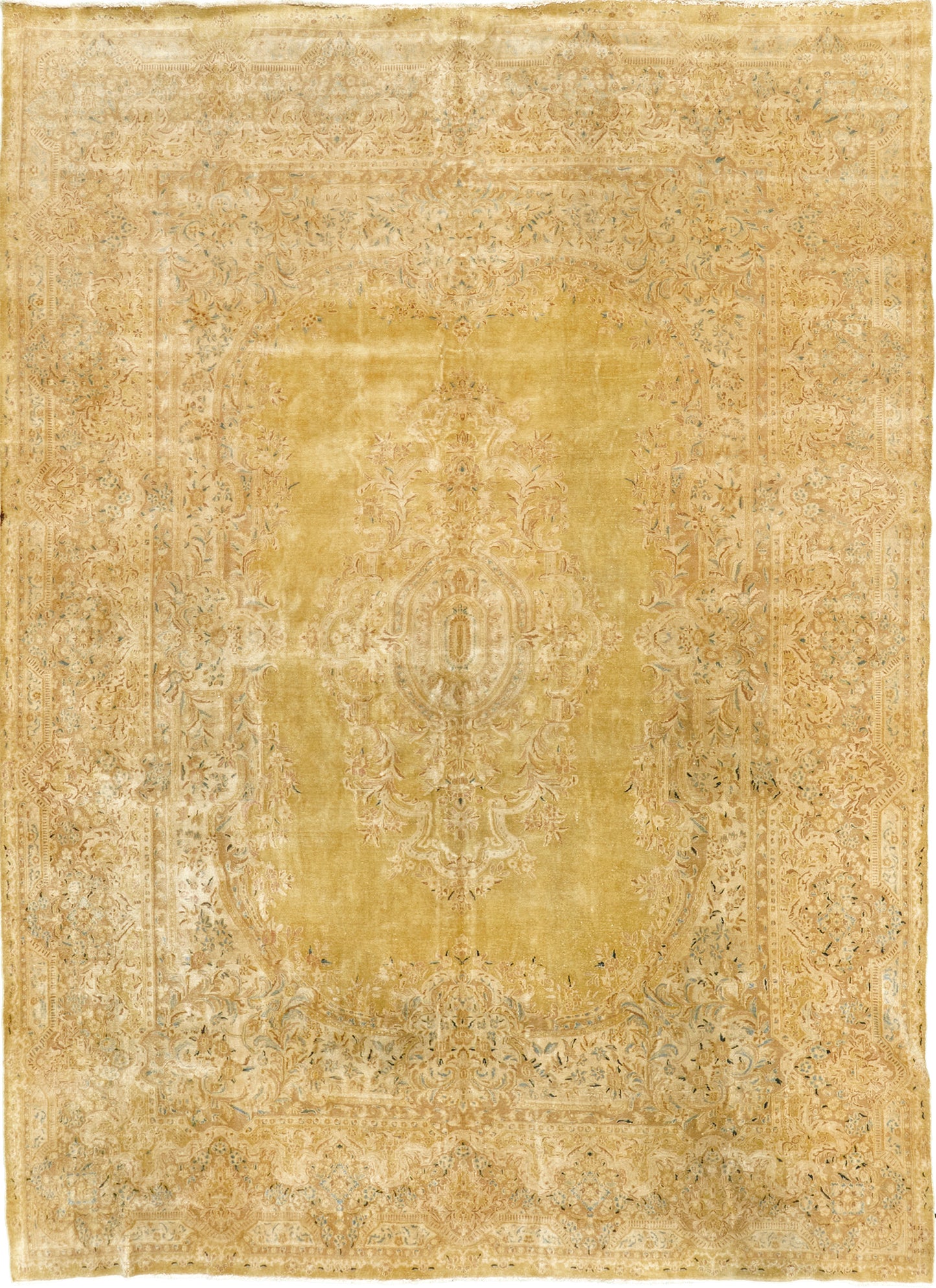Vintage Persian Kerman Rug 55295