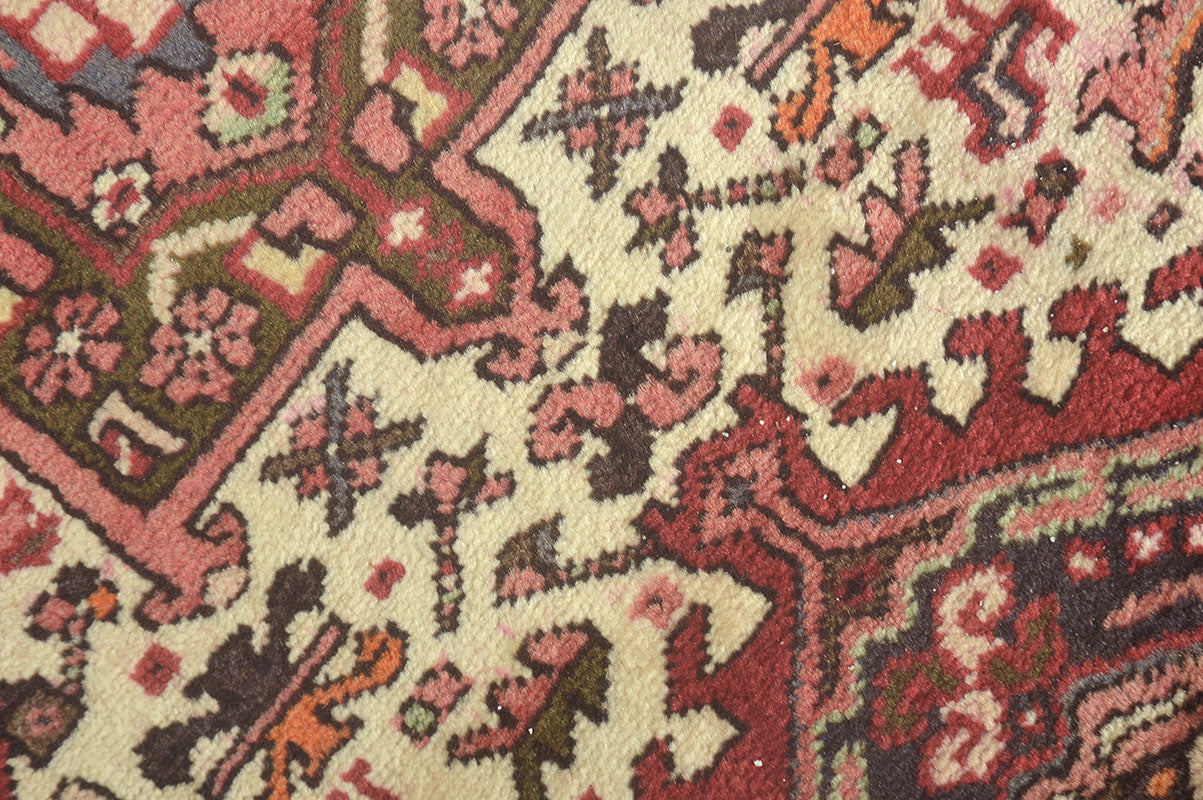 Persian Rug 3433 Vintage Persian Heriz Runner 55322