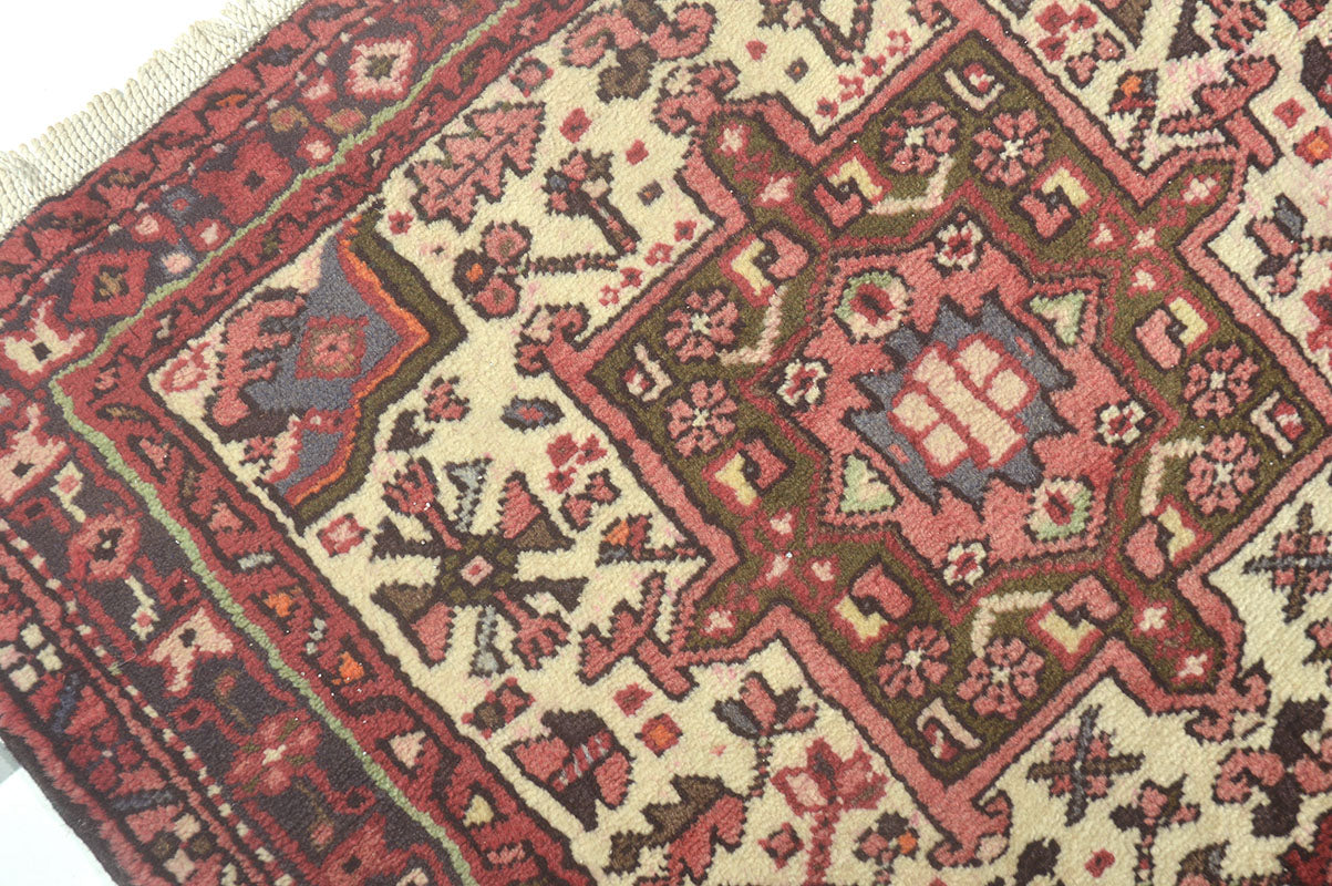 Persian Rug 3434 Vintage Persian Heriz Runner 55322
