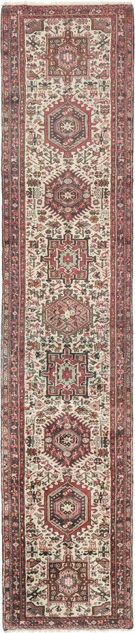 Persian Rug 3431 Vintage Persian Heriz Runner 55322