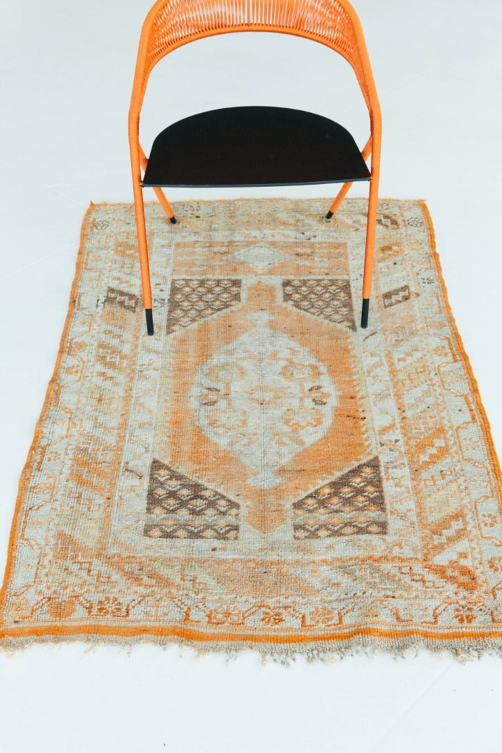 Antique Turkish Oushak Rug
