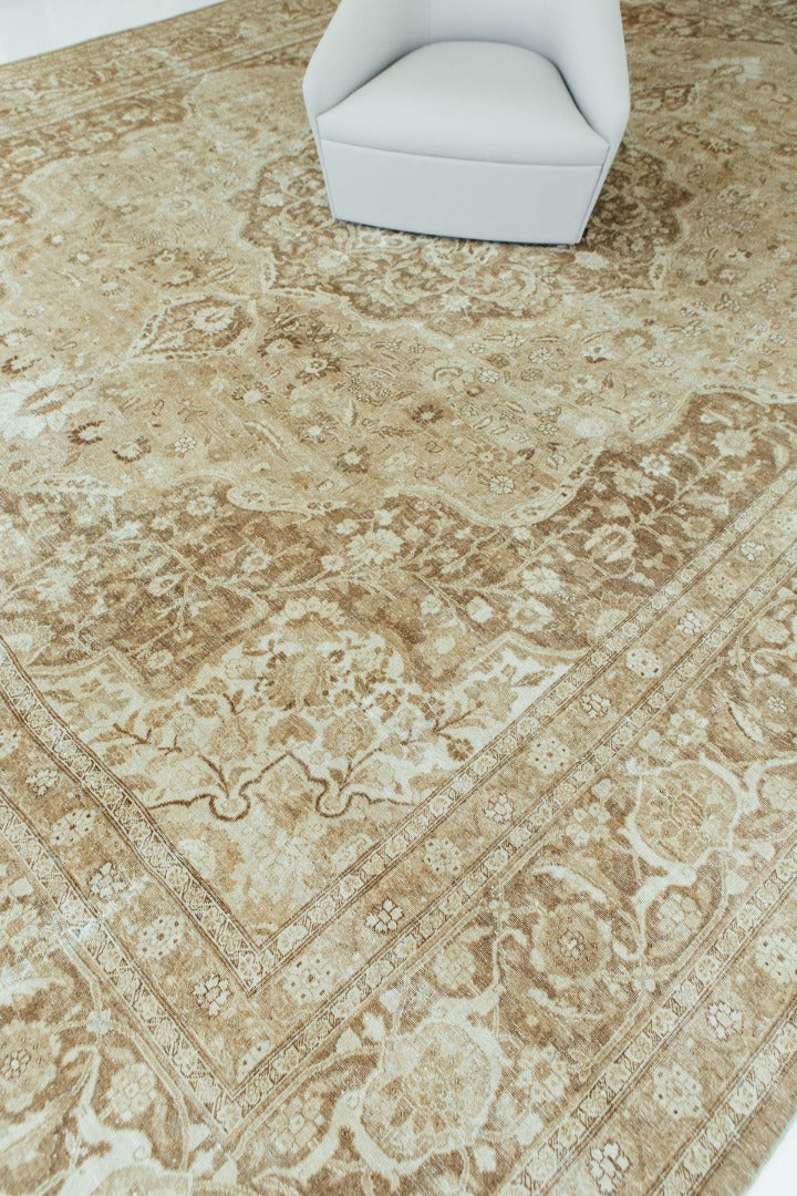 Antique Persian Tabriz Haji Jalili Style Rug 56539
