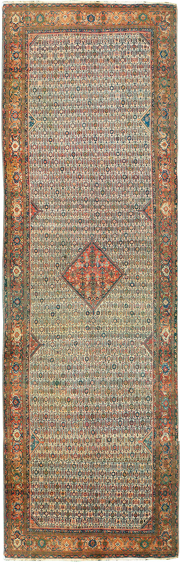 Antique Persian Mahal Rug 56554