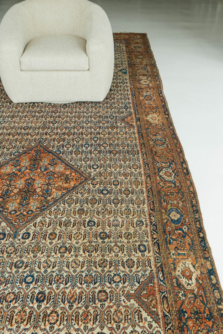 Antique Persian Mahal Rug 56554