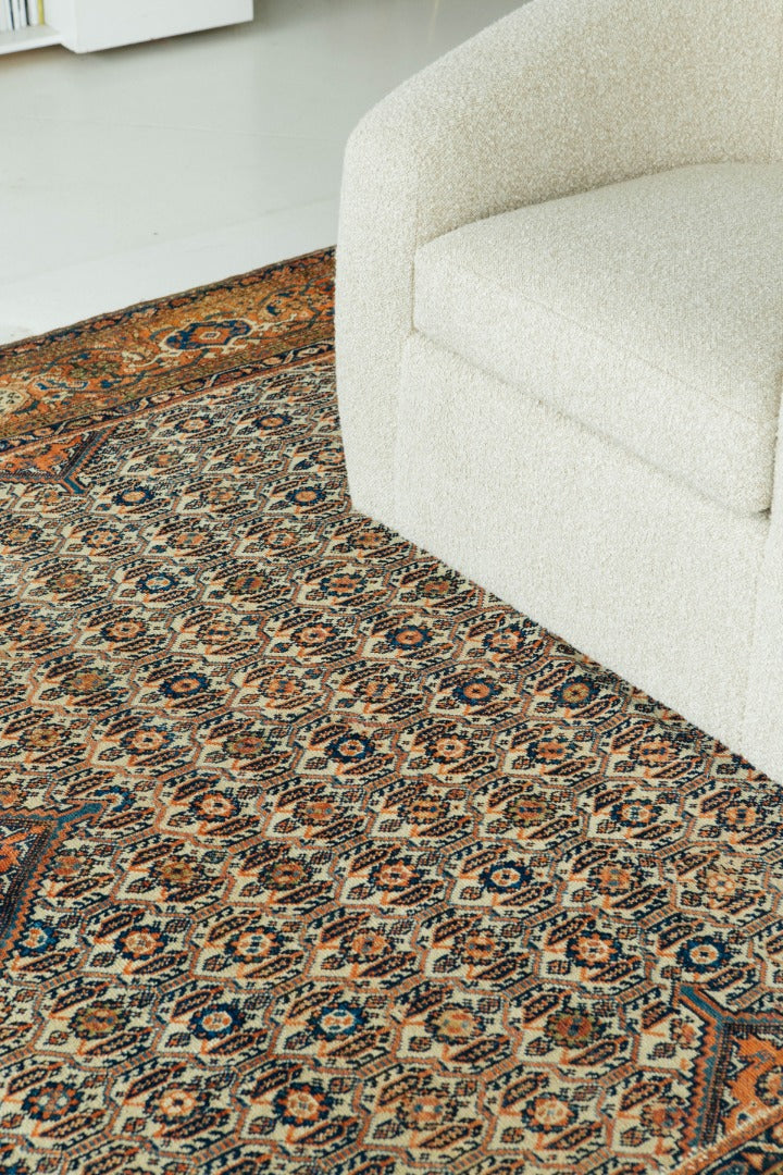 Antique Persian Mahal Rug 56554