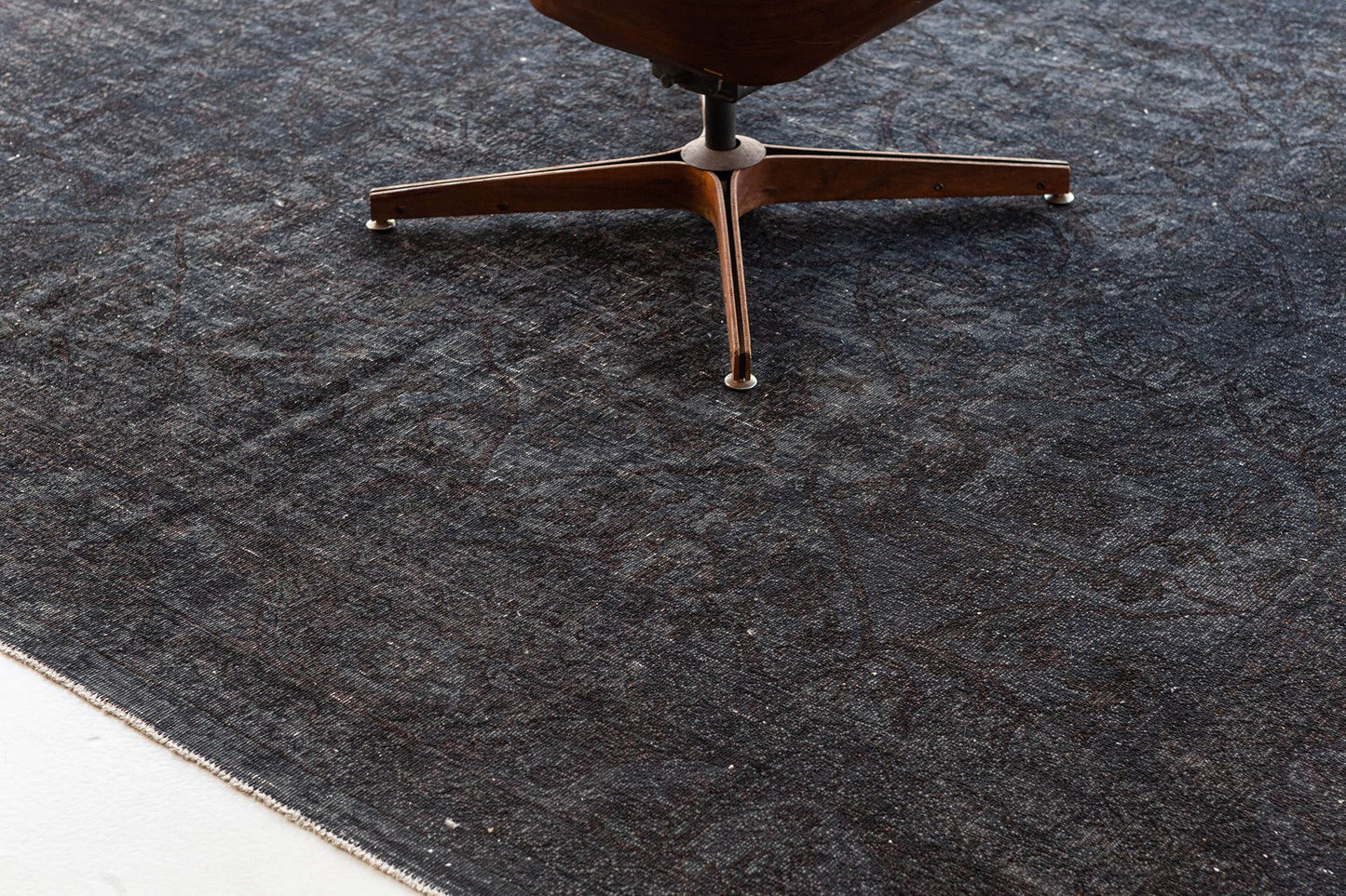Overdyed Vintage Style Rug