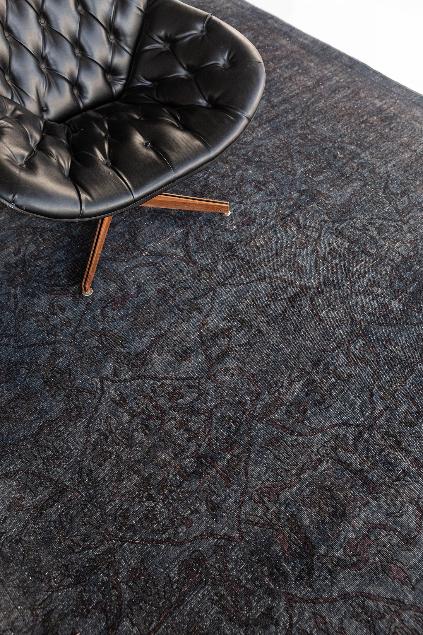 Overdyed Vintage Style Rug