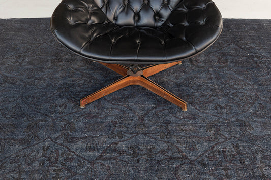 Overdyed Vintage Style Rug