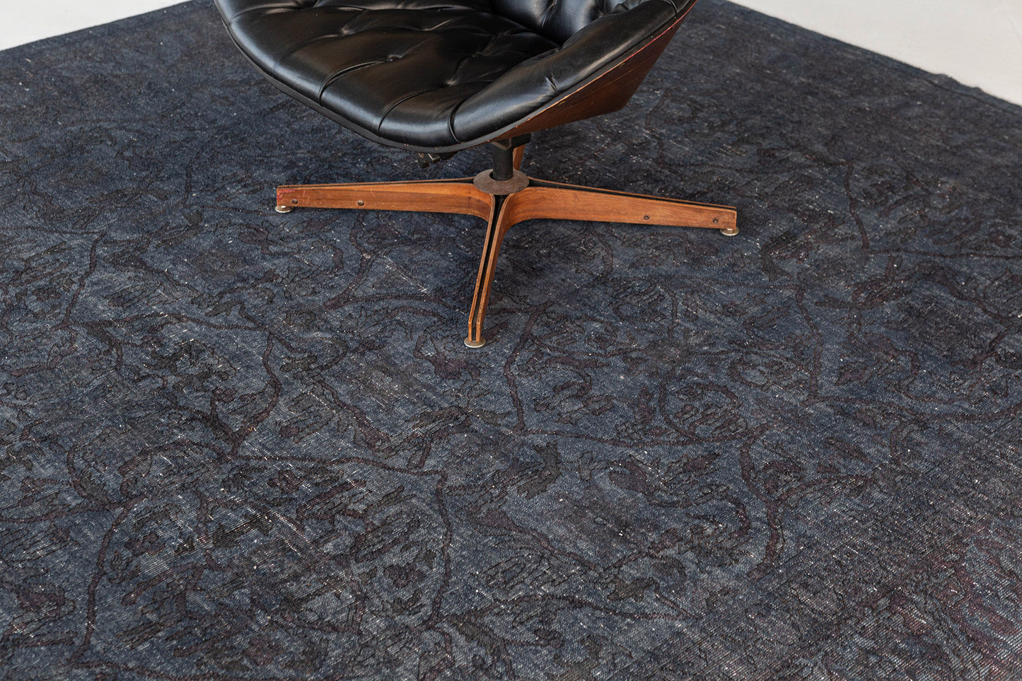 Overdyed Vintage Style Rug
