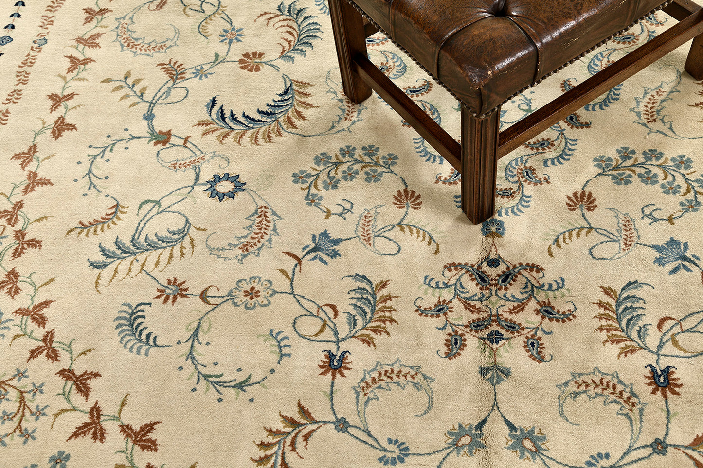 Persian Rug 3677 Vintage Persian Kashan Rug 56745