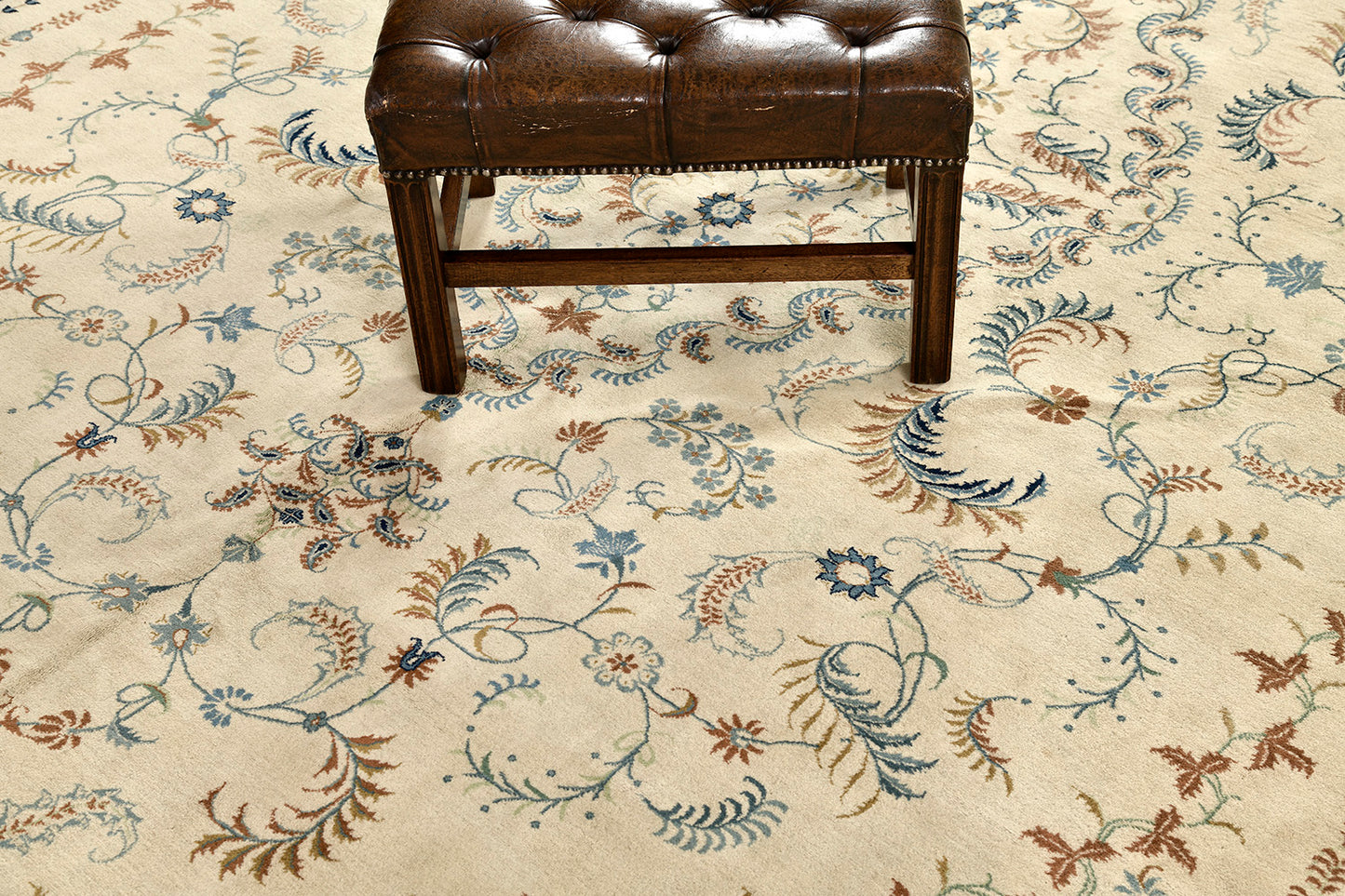 Persian Rug 3678 Vintage Persian Kashan Rug 56745