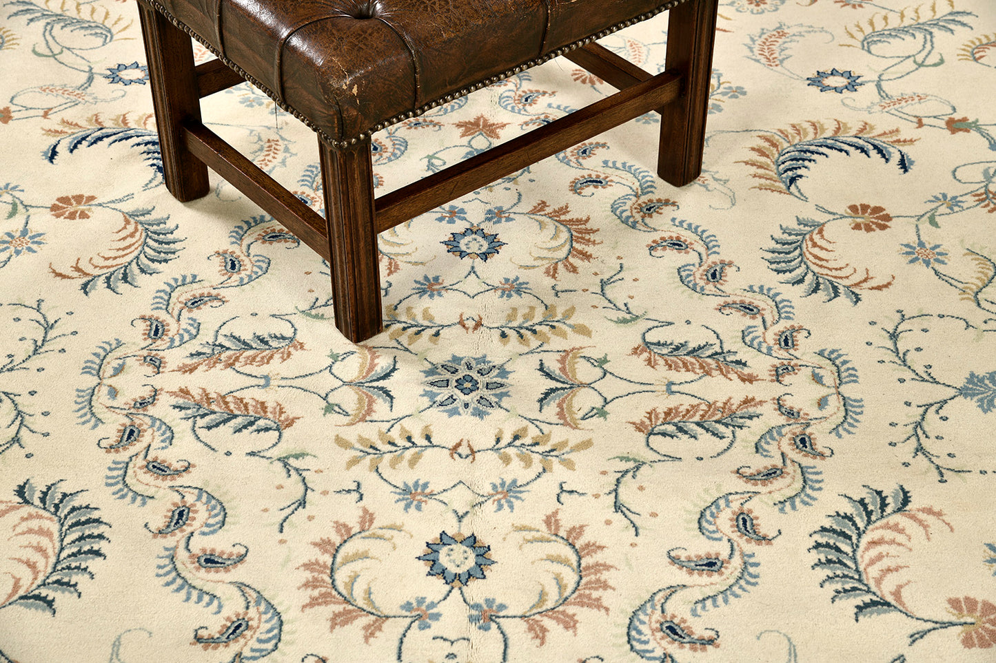 Persian Rug 3679 Vintage Persian Kashan Rug 56745