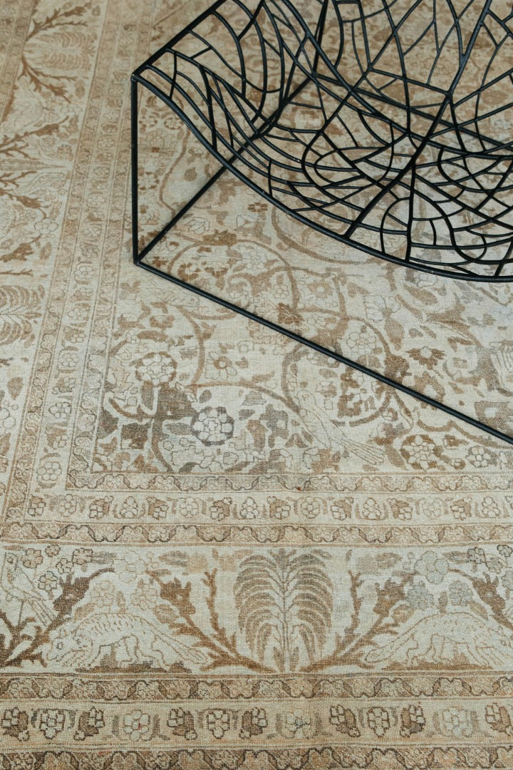Antique Persian Tabriz Haji Jalili Style Rug 57222