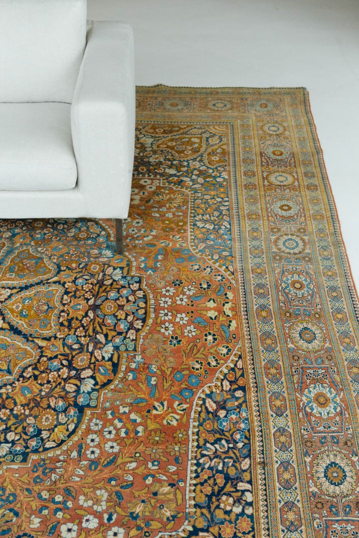 Antique Persian Tabriz Rug 57315