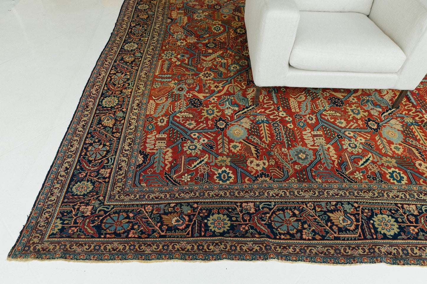 Antique Persian Tabriz Rug 57501