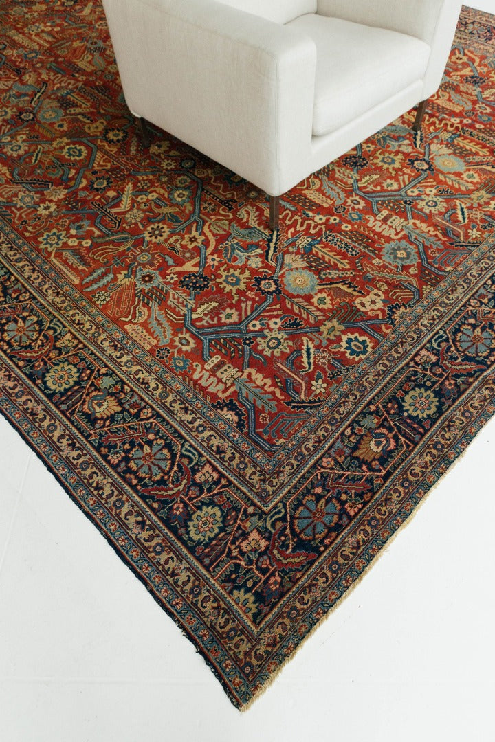 Antique Persian Tabriz Rug 57501