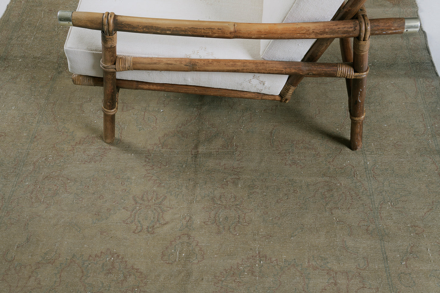 Natural Dye Egyptian Antique Agra Revival Rug