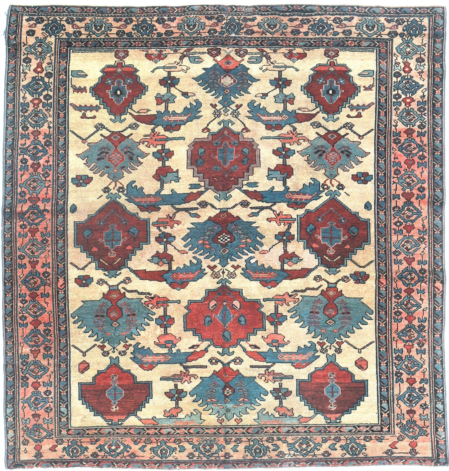 Persian Rug 1536 Antique Persian Malayer Circa 1890 57650