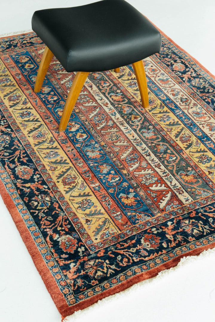 Persian Rug 3327 Vintage Persian Bidjar Rug 57899