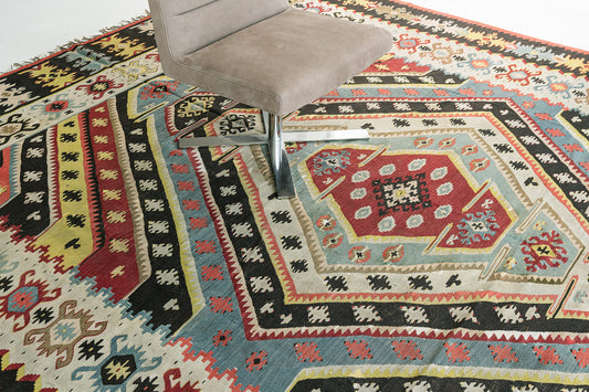 Vintage Turkish Anatolian Kilim