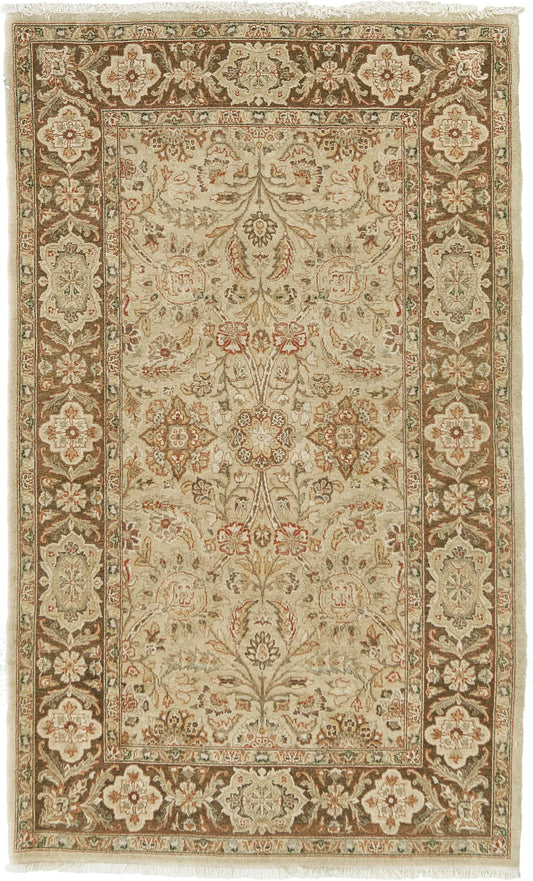 Fine Natural Dye Tabriz Hadji Jalili Revival Rug