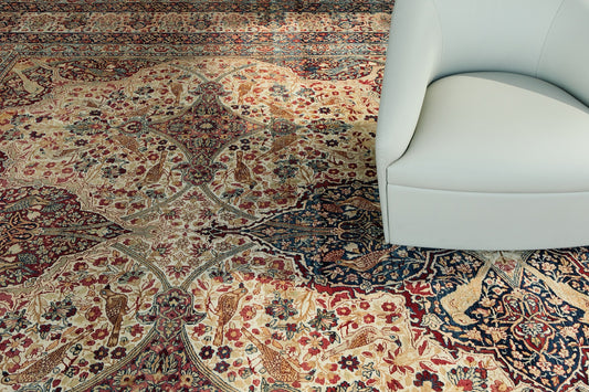 Persian Rug 879 Antique Persian Lavar Kerman Late 1800's 58619