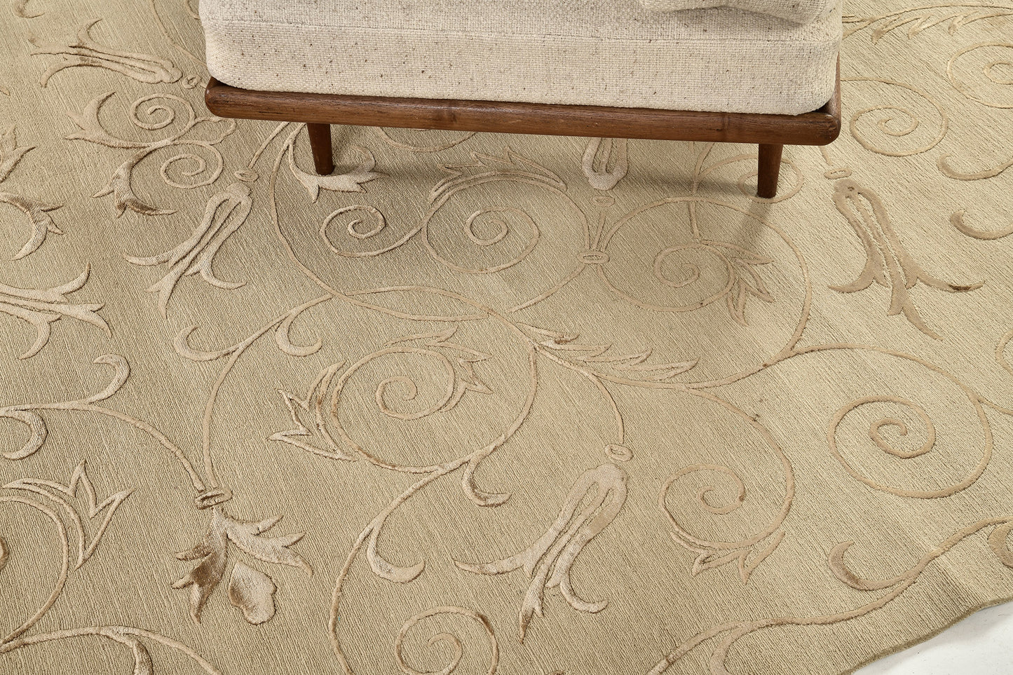 Modern Transitional Design Rug Embossed Pile D417