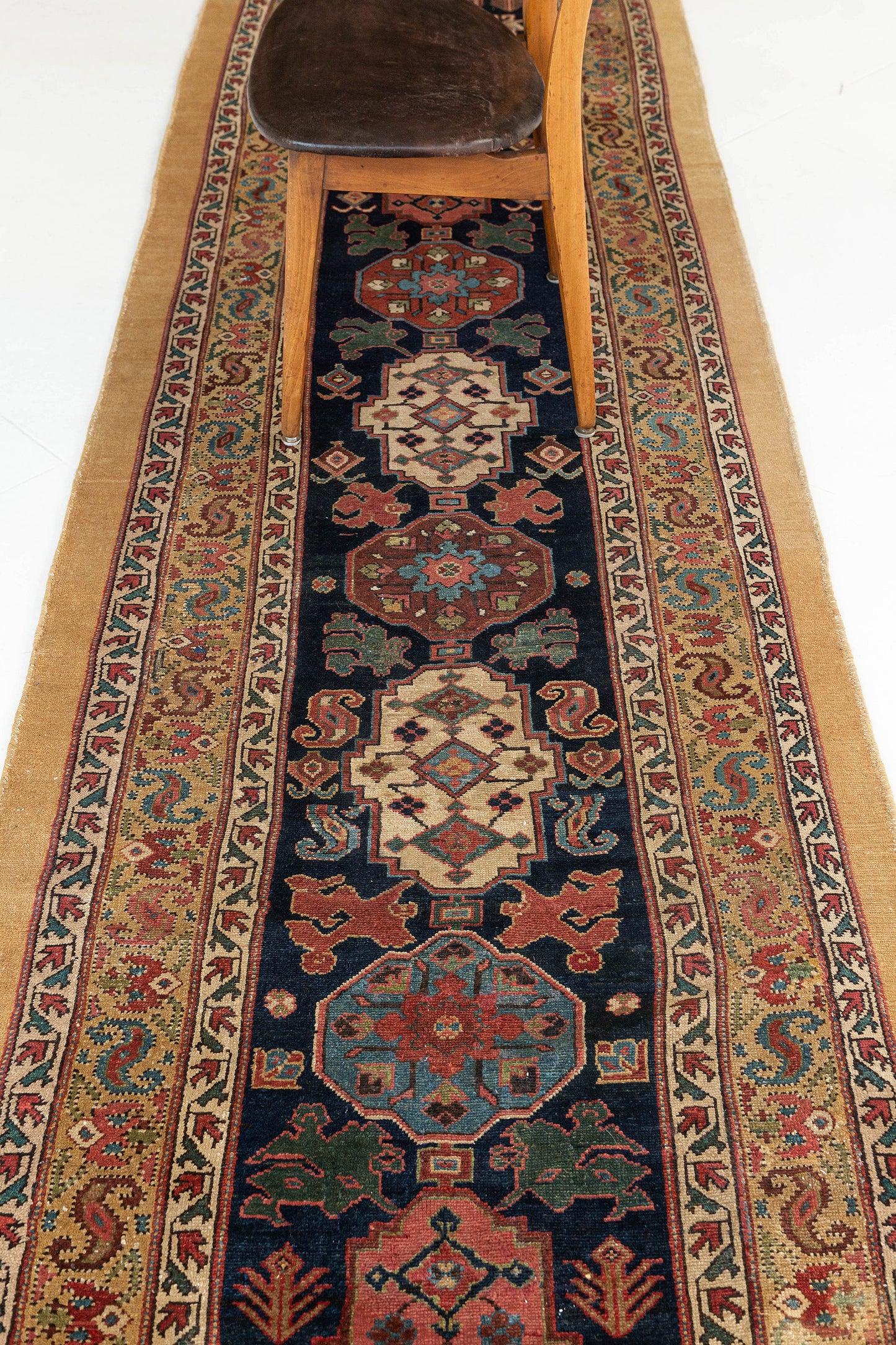 Persian Rug 30 Antique Fine Persian Malayer Runner 59009