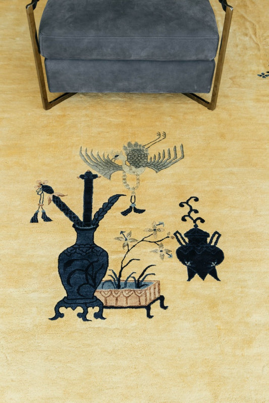 Antique Chinese Peking Rug