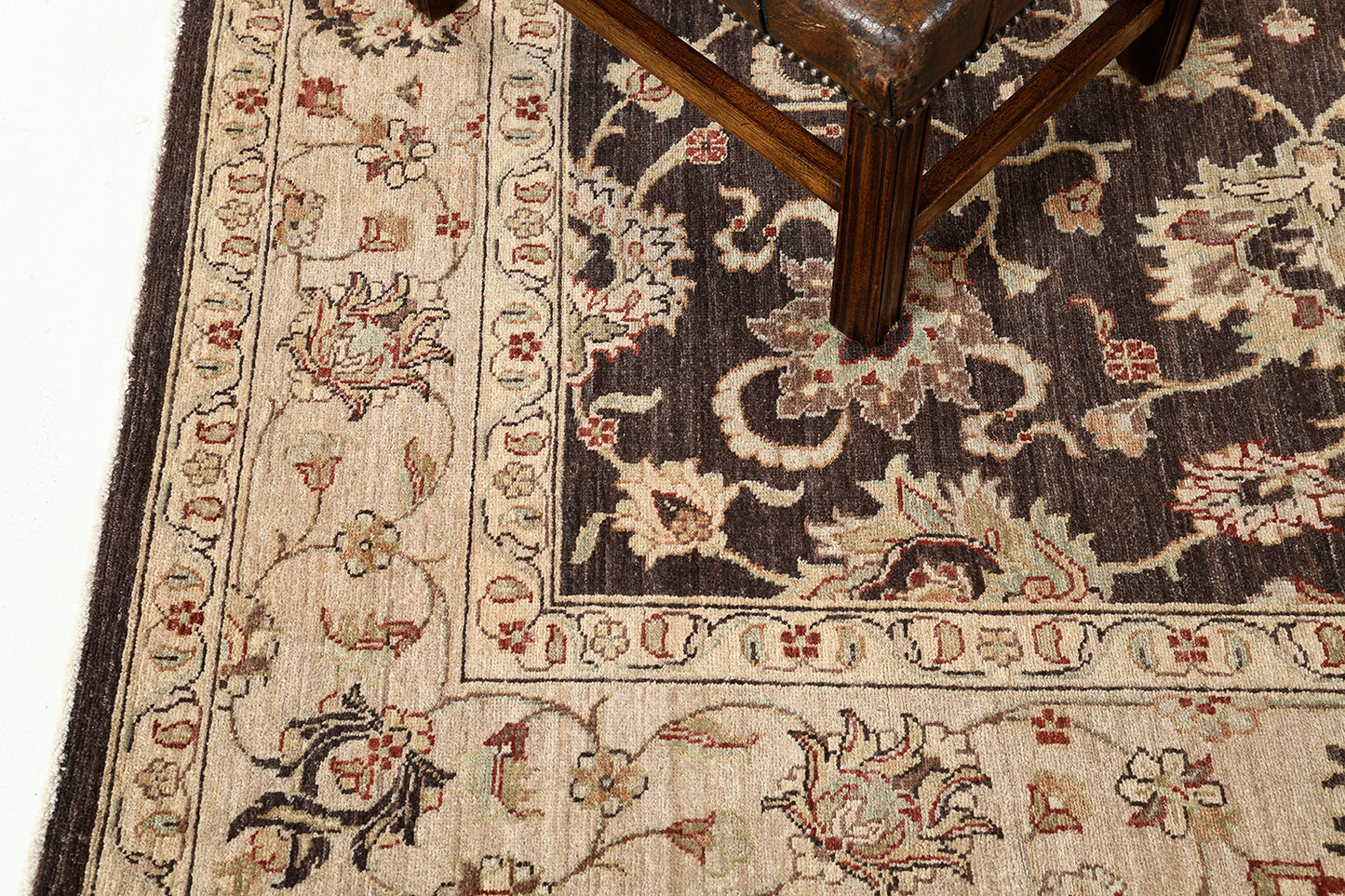Natural Dye Sultanabad Revival Square Rug