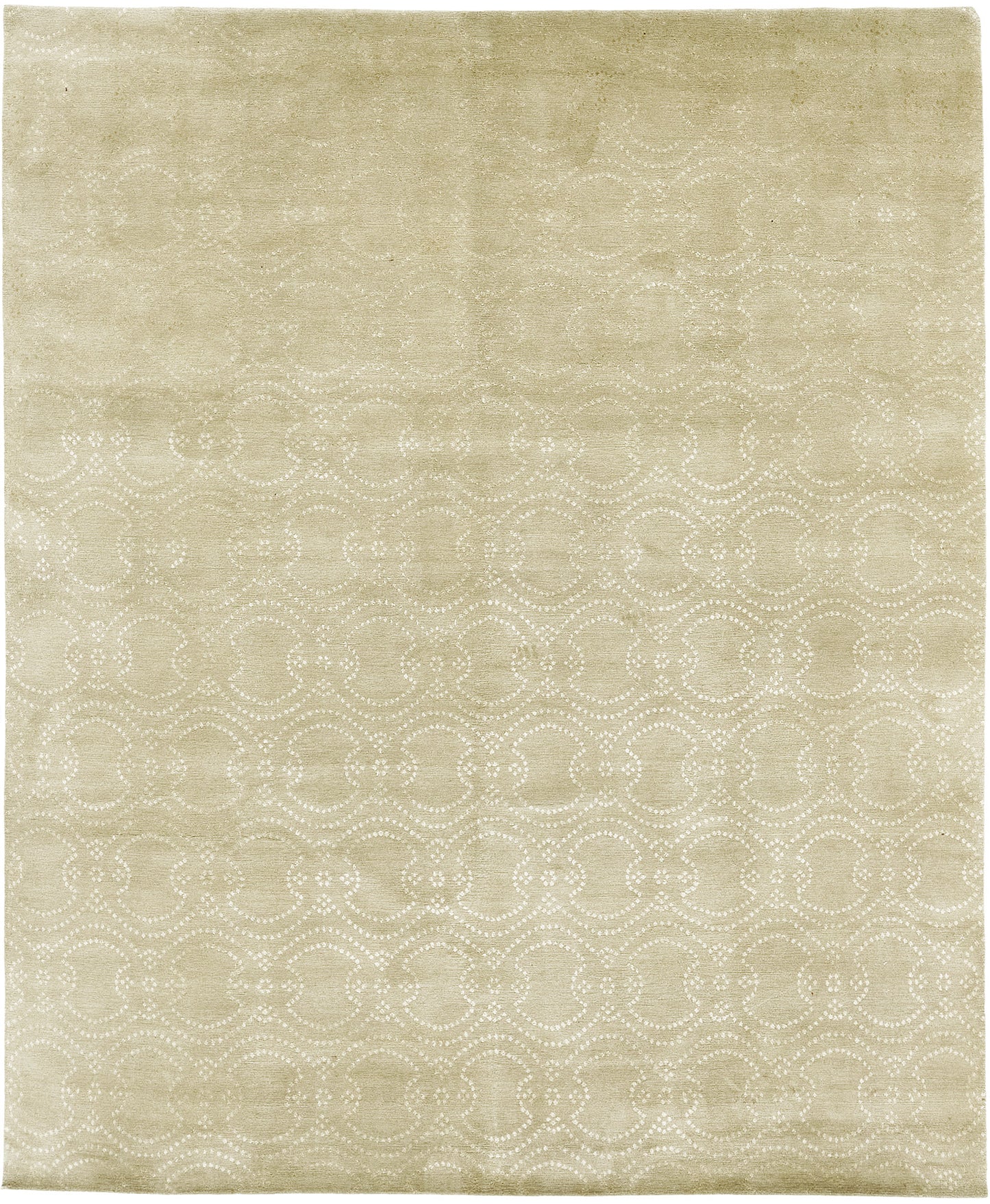 Nepalese Modern Design Rug Wool and Silk