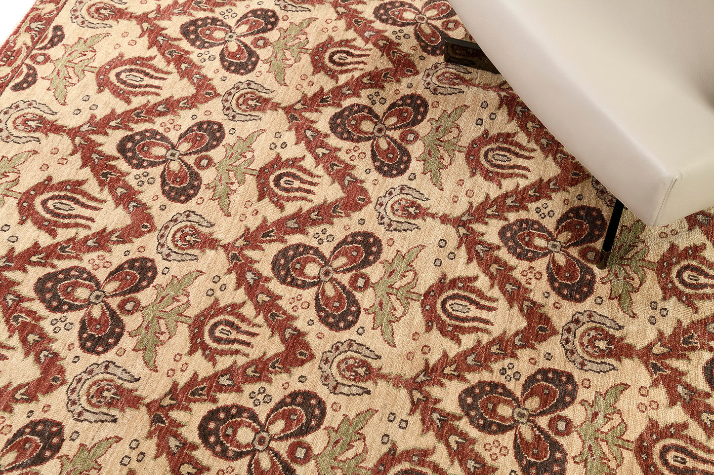 Natural Dye Transitional Square Rug