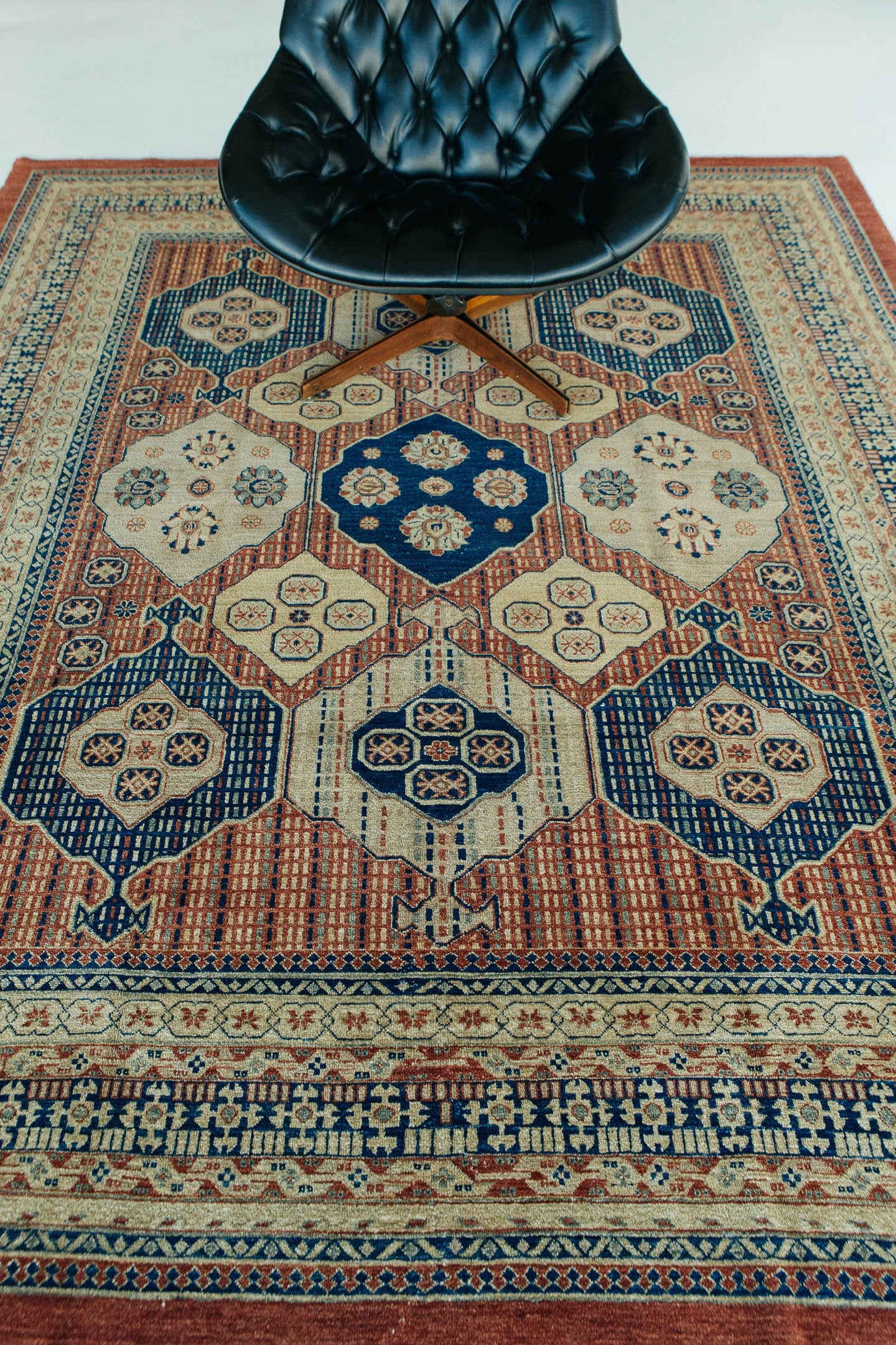 Natural Dye Bidjar Design Carpet D5054 Bliss