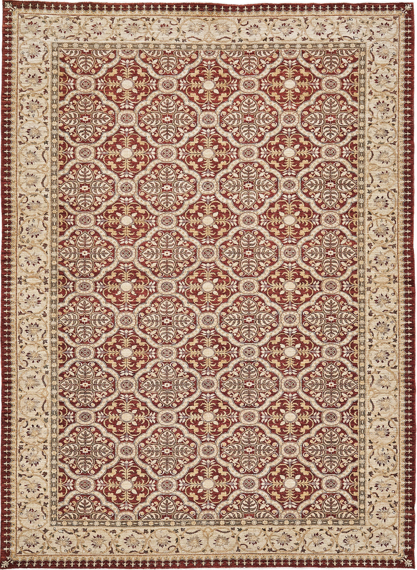 Natural Dye Arts and Crafts Design Rug Divine