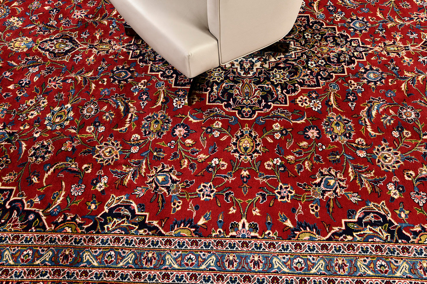 Persian Rug 3620 Vintage Persian Kashan 29778 LT153-1
