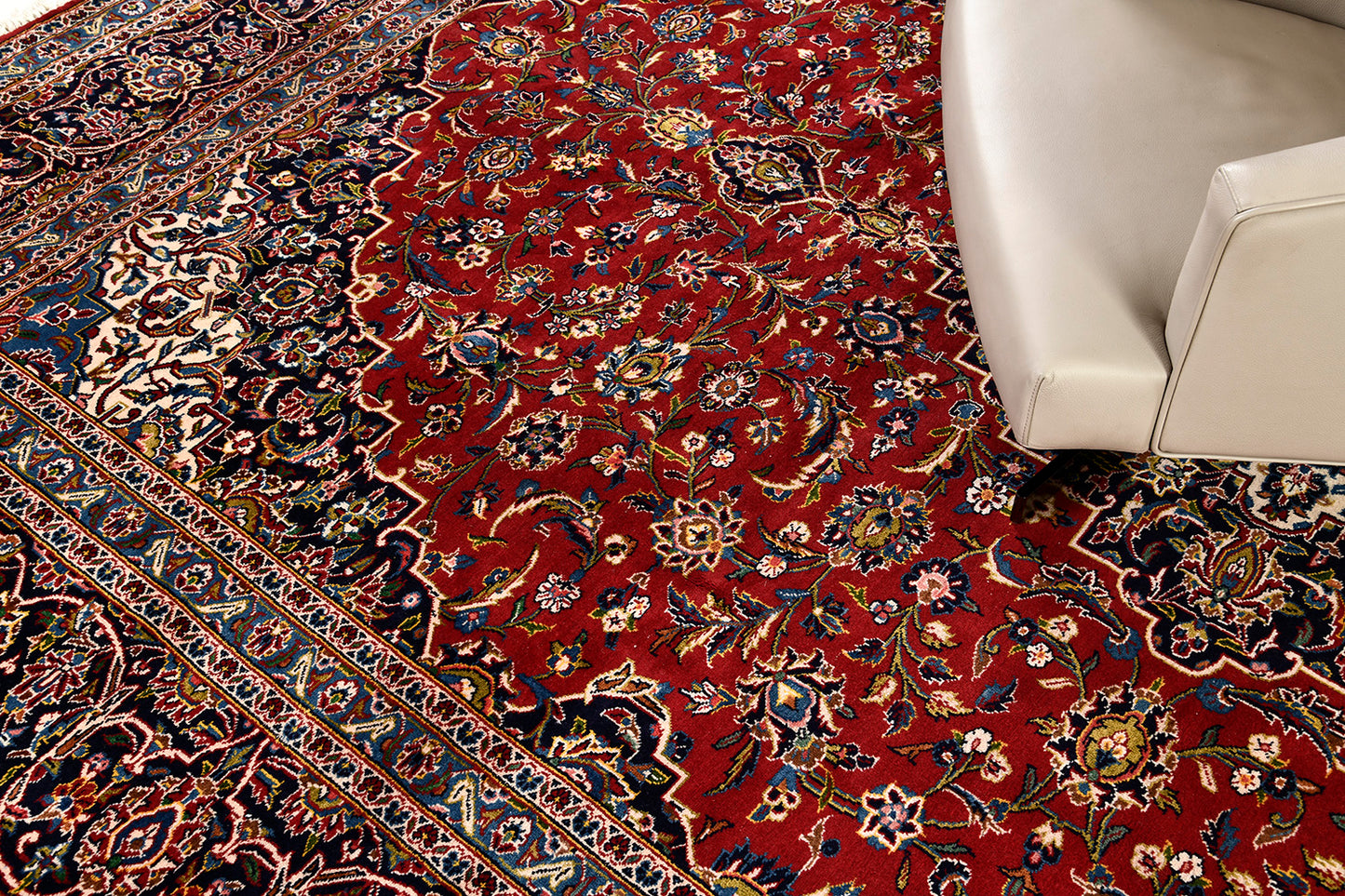 Persian Rug 3619 Vintage Persian Kashan 29778 LT153-1