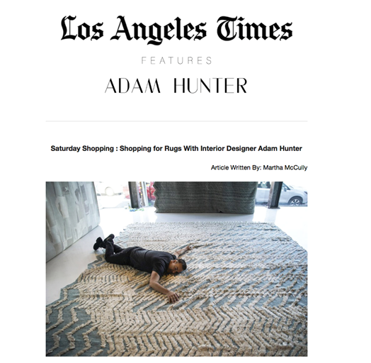 LA Times feature with Adam Hunter