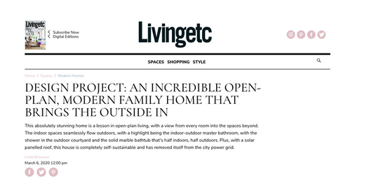 Livingetc editorial home feature with Assembledge+