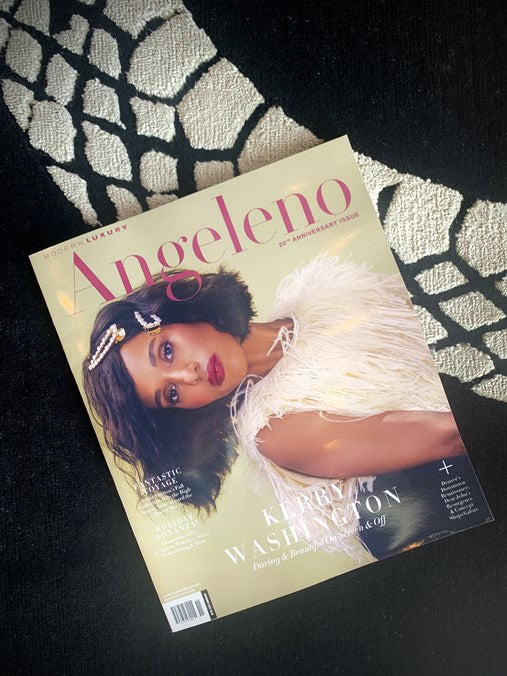 Angeleno Modern Luxury magazine, 20th anniversary issue feat. Mehraban & Liesel Plambeck